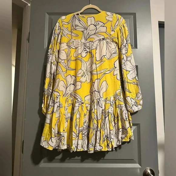 Walter Baker Womens Lilith Dress, Yellow NWT size XS - Picture 4 of 7
